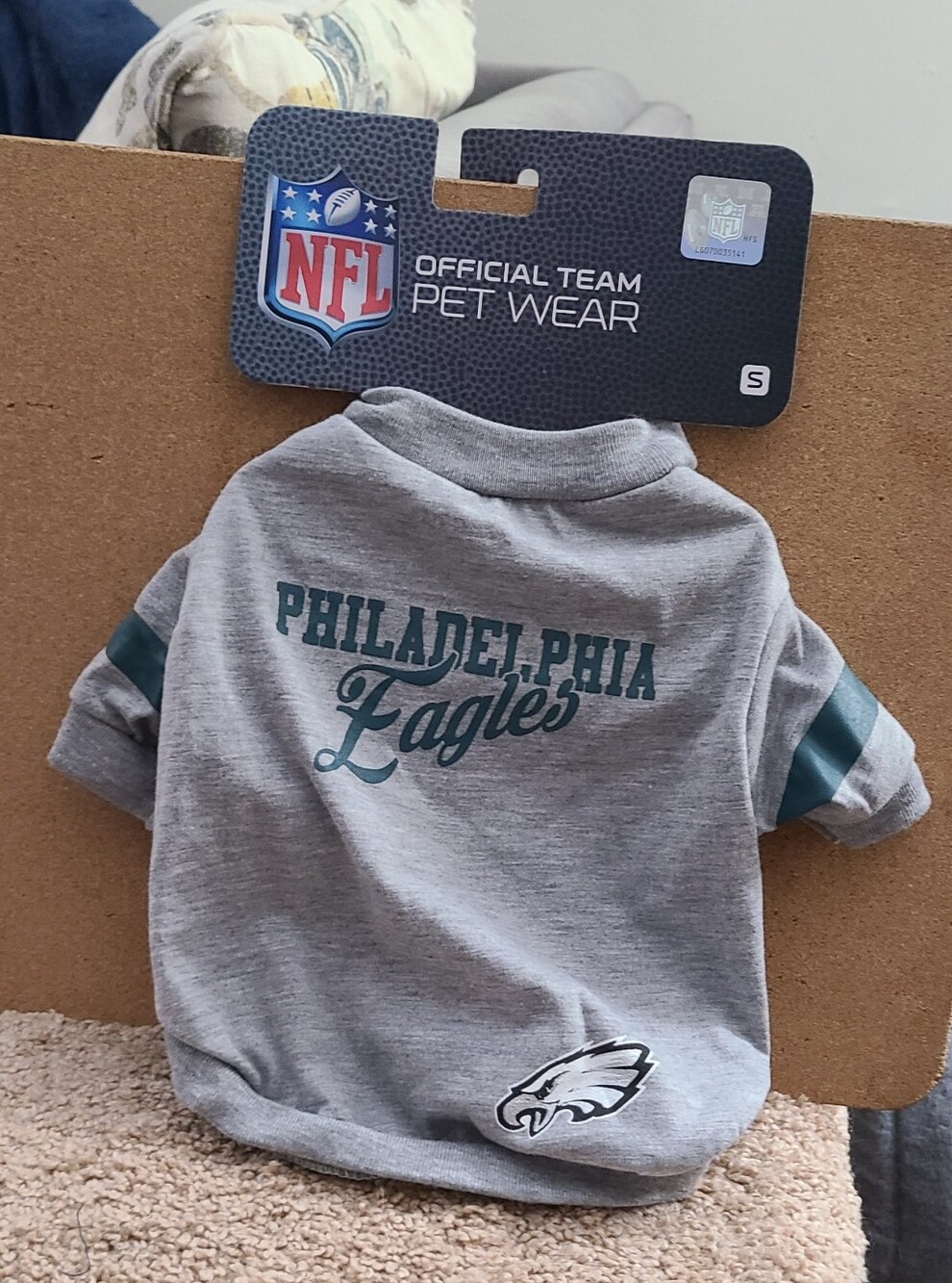 Pets First NFL Philadelphia Eagles T-Shirt for Dogs & Cats Small
